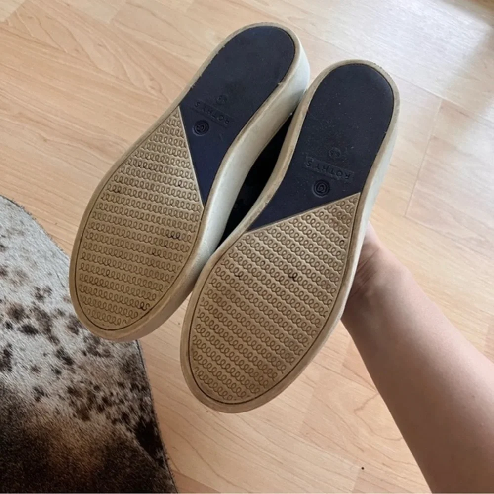 ROTHY’S Slip On Camo‎ Print Sneakers Black Grey Size 6.5